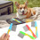 Pet Hair Comb with Dense Teeth for Shedding and Flea Removal 3