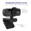 Webcam 2K Full HD 1080P Web Camera Autofocus avec Microphone USB Web Cam pour PC Ordinateur Portable Bureau Webcamera 5