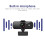 Webcam 2K Full HD 1080P Web Camera Autofocus avec Microphone USB Web Cam pour PC Ordinateur Portable Bureau Webcamera 6