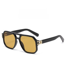 (Style D)Unisex Polygon Brille Schutz Leichtes Gestell Mode Accessoires Reise