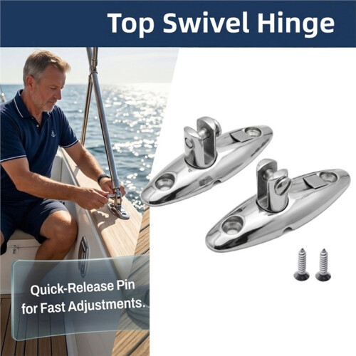 Quick Release Boat Top Deck Hinge Boat Canopy Deck Hinge Marine Bimini Top Hardware Accessories A 1