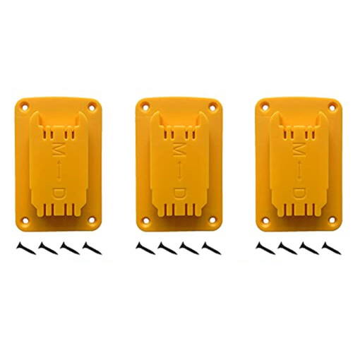 Yellow Dewalt Drill Holder for 12V 20V Wall Mount with