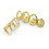 Tooth Caps Grids Costume Decorative Fake Teeth CZ 4