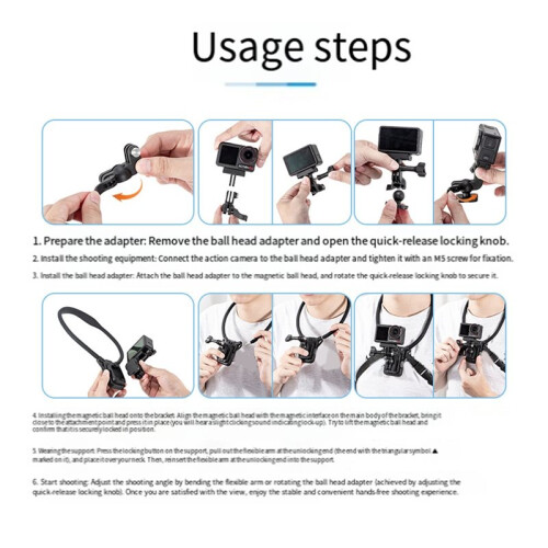Chest Neck Hanging Mount Bracket for  Osmo 360  - Vlog Shooting Holder Camera Accessories 2