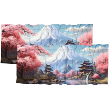Japanese Mountain Cherry Blossom Window Valance 54x18 in 2