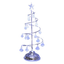 Small Pre-Lit LED Christmas Tree, Skinny Tabletop Decor