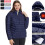Heated Puffer Jacket for Men and Women Blue M 4