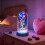 Gold Leaf Rose Glass Dome with LED Lights 1 Piece 5
