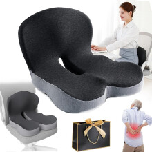 Roadspine L-Shaped Lumbar Cushion Ergonomic Memory Foam 1