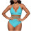 Women's Tummy Control One-Piece Swimsuit Retro Ruched 1