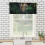 Tiger Kitchen Curtain Valance Wild Animal Theme Green 3