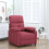 VidaXL vidaXL Massagesessel Weinrot Stoff 1
