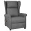 VidaXL vidaXL Massagesessel Hellgrau Stoff 1