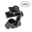 FOXNOVO Metal Drum Mic Clip 2 pcs Black 2