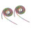Rhinestone Shoelaces 140cm Glitter Round Crystal 1