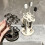 Ceramic Flower-Shaped Toothbrush Holder for Bathroom, Holds 2