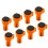 Workbench Peg Brake Stop Clamp 19mm 20mm EVA Rubber 8PCS 1