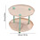 Cupcake Stand 2-Tier Reusable Serving Tray 3