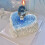 Birthday Number Candle Blue Gray Ocean Theme 1 6