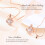 Love Knot Cremation Pendant with Birthstone Ashes Urn 6