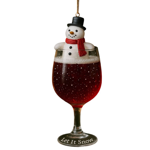 Martini Glass Christmas Ornament Drink Theme