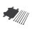 Motorcycle Front License Plate Mount with 4 Straps 3