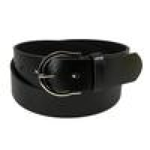 CTM Womens 35 mm Wide Basic Bridle Belt 1