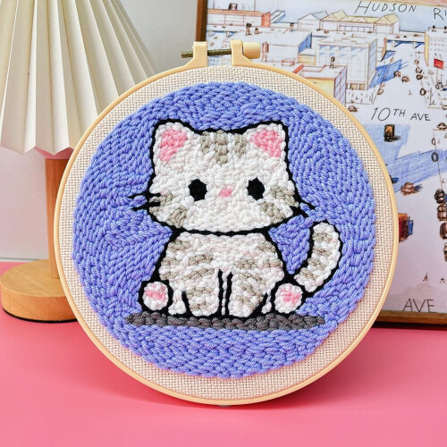 Jaenea Punch Stitch Kit for Adults and Beginners with