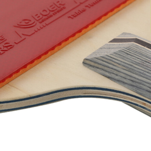 Table Tennis Racket 7-Ply Wood Strong Control Long Handle 1