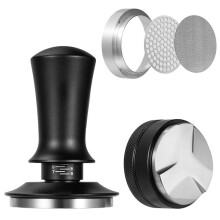 Ensemble de Doseur à Expresso pour Filtre Porta de 58 Mm, Doseur de Café, Distributeur de Café Réglable et Passoire à Rondelle Doseuse