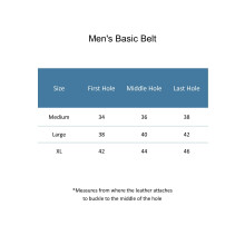 CTM Men's Basic Belt