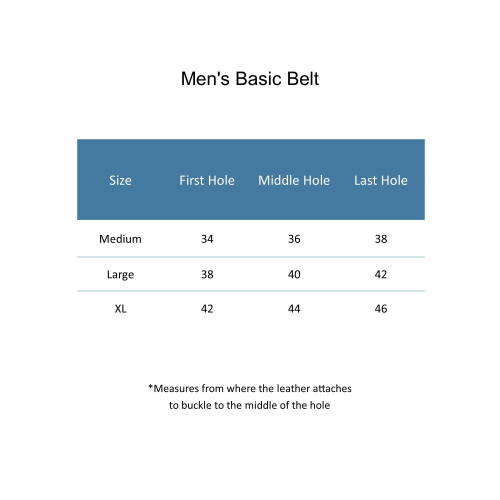 CTM Men's Basic Belt