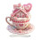 Acrylic Heart Table Sign for Valentine's Day with Stand 6
