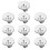 Round Disc Ear Closures Pack of 10 6