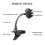 Guitar Headphone Holder Mount Adjustable Phone Clamp for 7