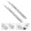 Rhinestone Bobby Pins Clear Crystal Metal 4-Pack Silver 3