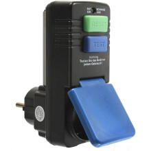 Adaptateur de Protection Individuelle, Prise PRCD, Disjoncteur FI, Connecteur 30 MA pour Protection Contre les Chocs Électriques, Prise UE.