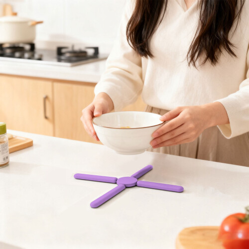 Foldable Silicone Heat Insulation Mat Non-Slip Heat