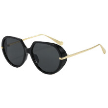 (Black)Fashionable Vintage Sunglasses With Impactresistant Pc Lenses For Parties Performances Stage