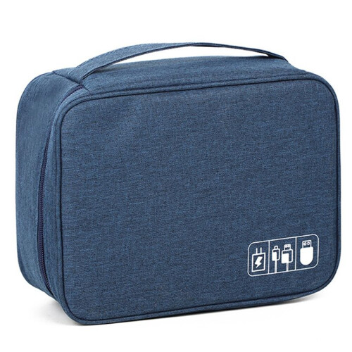 Digital Data Cable Storage Bag Portable Multi-Functional Electronic Accessories Storage Bag,