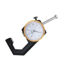Portable Thickness Gauge 0-20mm Pointer Thickness Gauge Handheld Flat Heads Thickness Gauge Paper Thickness Gauge