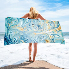 Sand Proof Beach Towel Quick Dry Tie-Dye 75x150cm