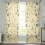 Sheer Curtains Retro Floral Butterflies Light Filtering 1