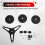 Receiver Bracket Magnetic Tripod Bracket Roof Bracket Mounting Kit Compatible with for Original Pipe Adapter Silver 6