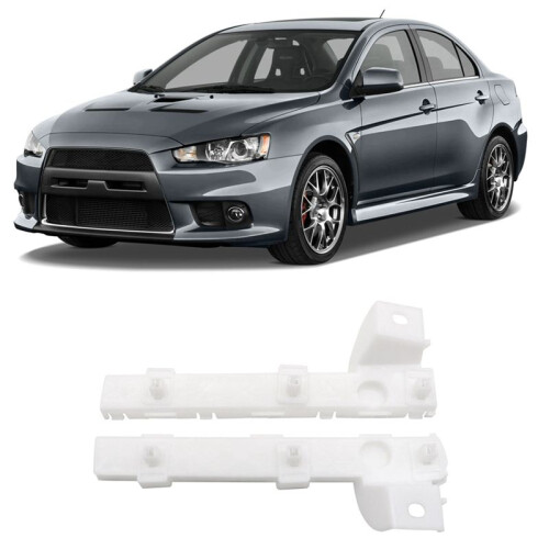 8x Front Right & Left Bumper Bracket for  Lancer Except EVO 2008-2017 6400F549 6400F550