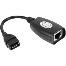 6X USB zu RJ45 RJ 45 LAN Kabel Verlängerung Adapter Extender USB zu Netzwerk Port Signal Verstärker