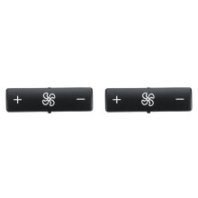 2X Car Climate Control Panel Button Key Caps Air Control Fan Speed Heater for - 5 Series E39 X5 E53 M5