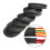 Black PET Insulated Cable Sleeve Tight Fit 3