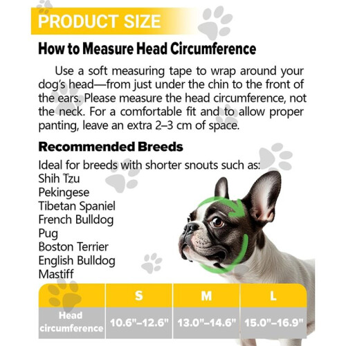 Soft Breathable Anti-Biting, Adjustable Fit for Grooming, Walking, Training - Comfortable Snub-Nose Design L 1