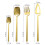24Pcs Stainless Steel Flatware Cutlery Set Matte Knife Fork Spoon Teaspoon Dining & Kitchen Use Hanging Tableware Set 6